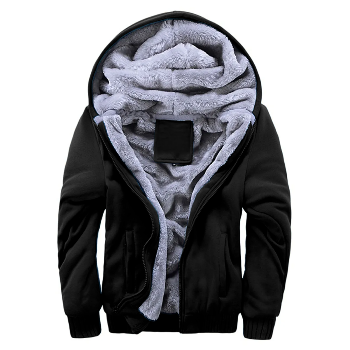 Men's Cozy Thick Fleece Hooded Jacket