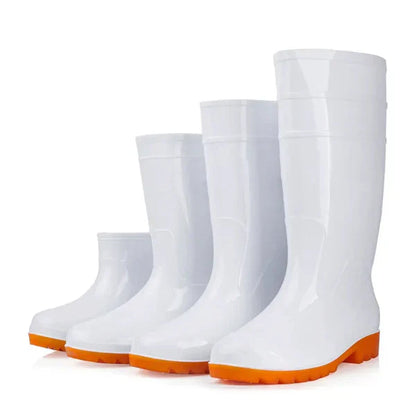 White Wellies - Waterproof & Non-Slip