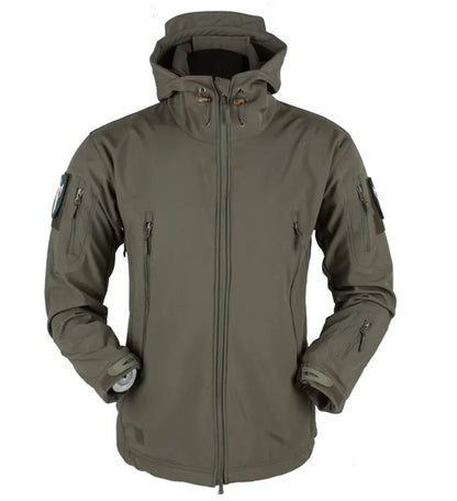 Tactical Hooded Softshell Jacket Men