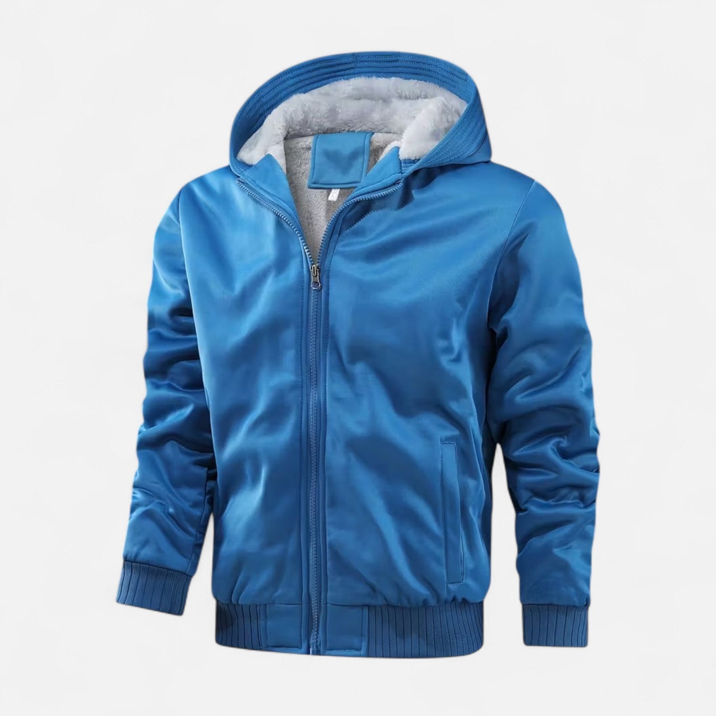 Warm Fleece Hooded Men's Winter Coat