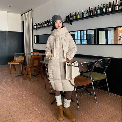 Maureen | Puffer Winter Jacket - Long Hooded Outerwear for Women