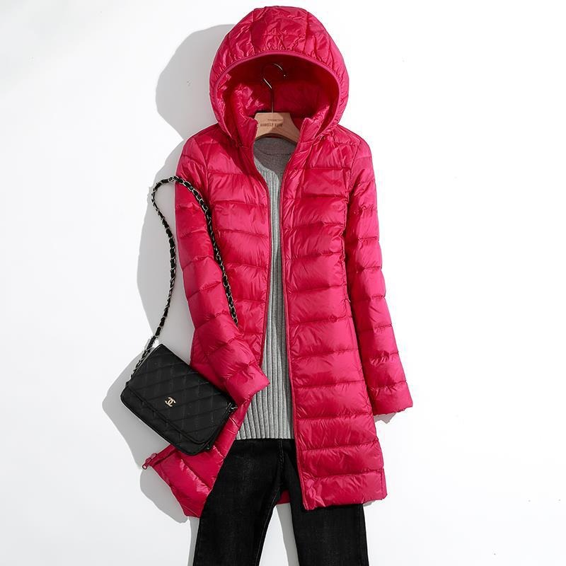 Camille | Padded Jacket - Long Hooded Quilted Water-Repellent Coat for Women