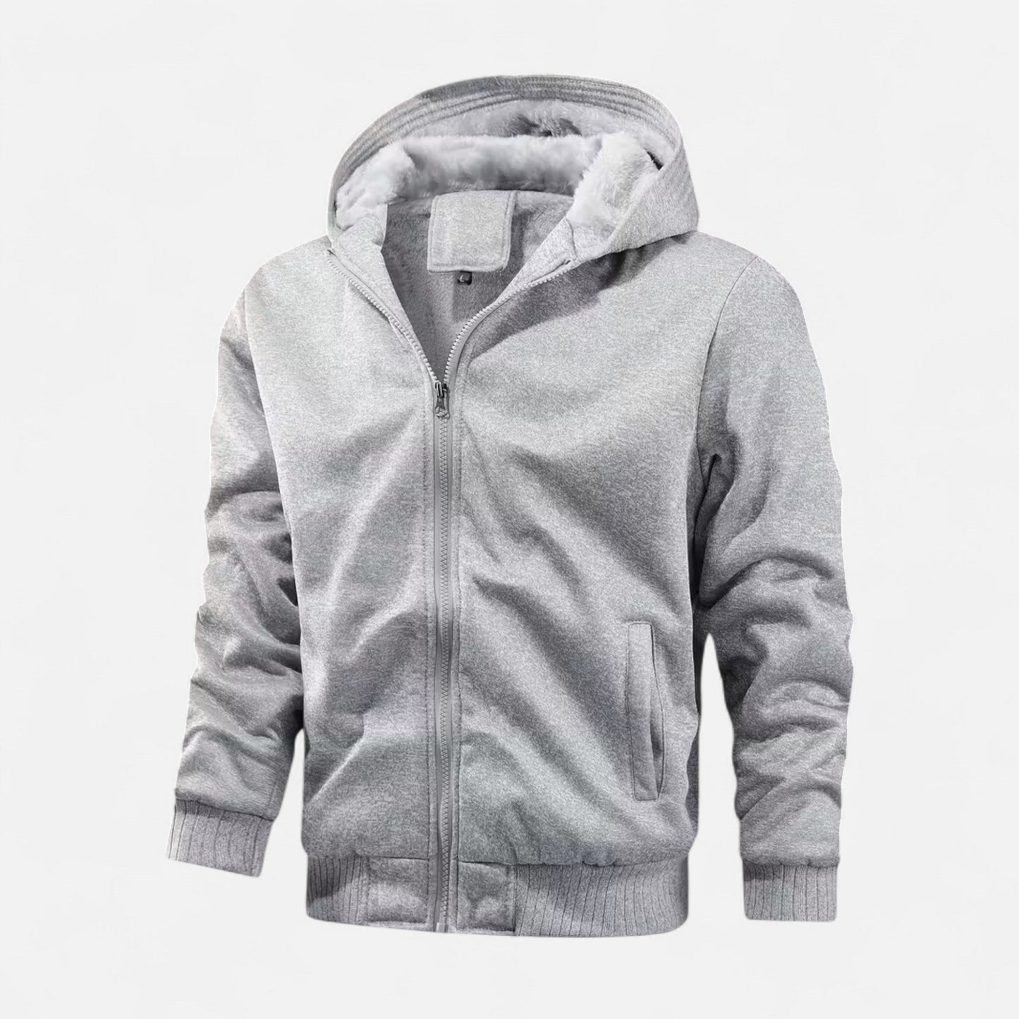 Warm Fleece Hooded Men's Winter Coat