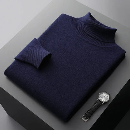 Soft Knit Turtleneck Sweater Men