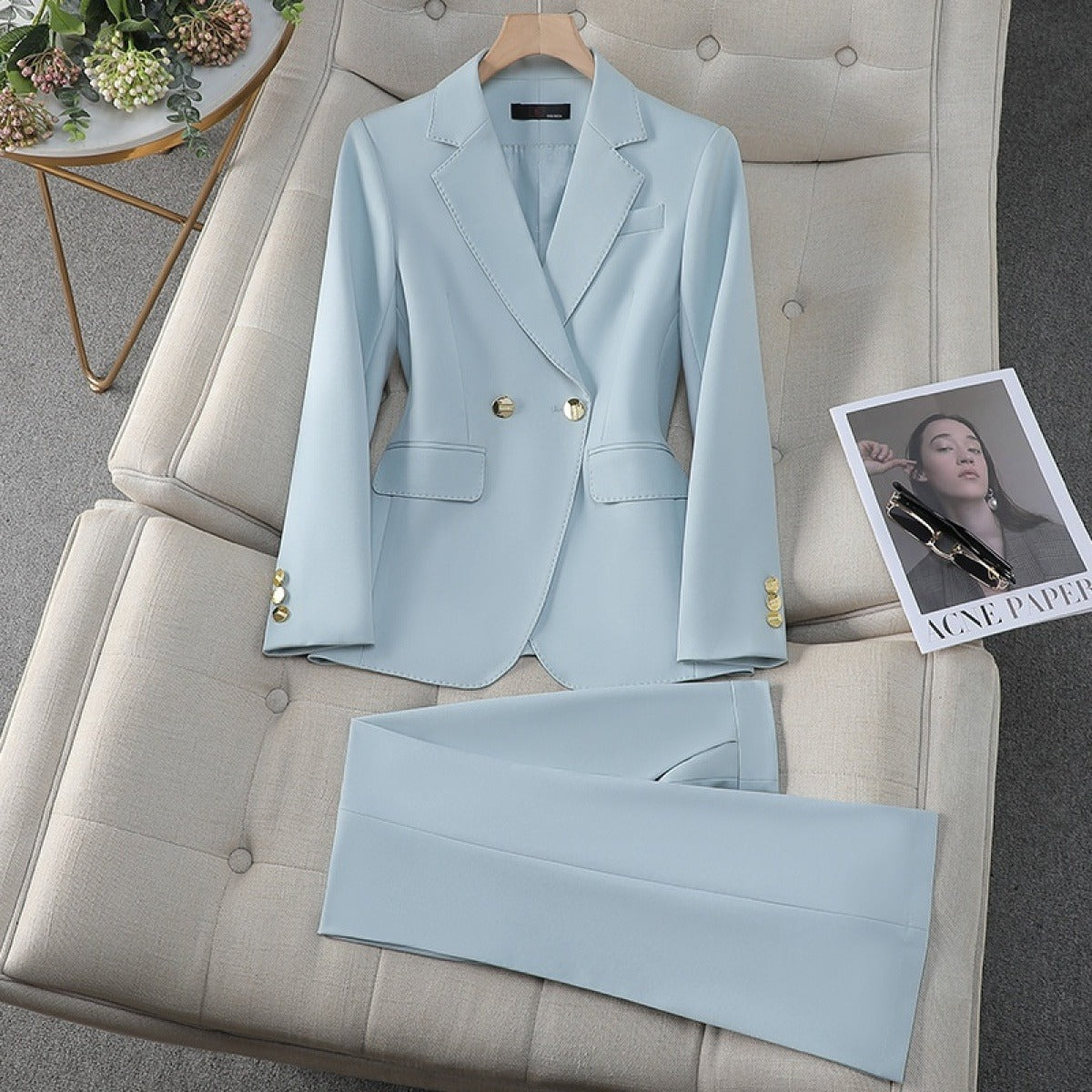 Elegant Ladies Blazer Suit for Formal Events - BritishElegance