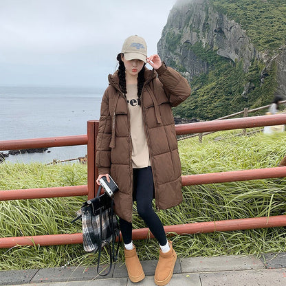 Maureen | Puffer Winter Jacket - Long Hooded Outerwear for Women
