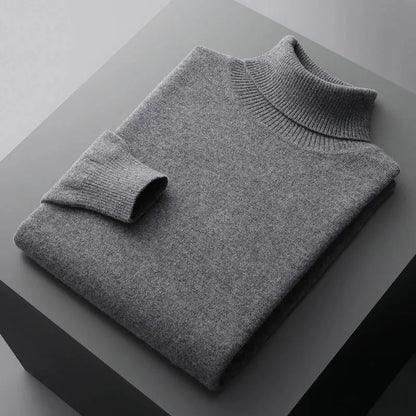 Soft Knit Turtleneck Sweater Men