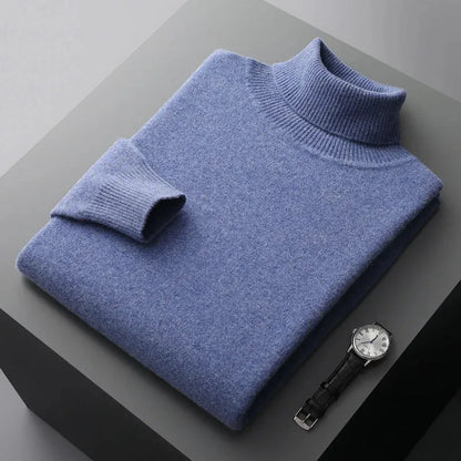 Soft Knit Turtleneck Sweater Men