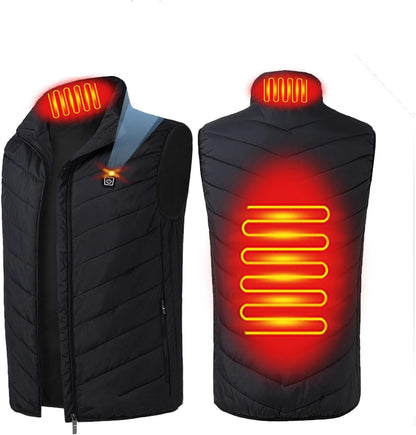 ThermaWear | Cozy Dual-Control Heated Vest for Women with 9 Heating Zones