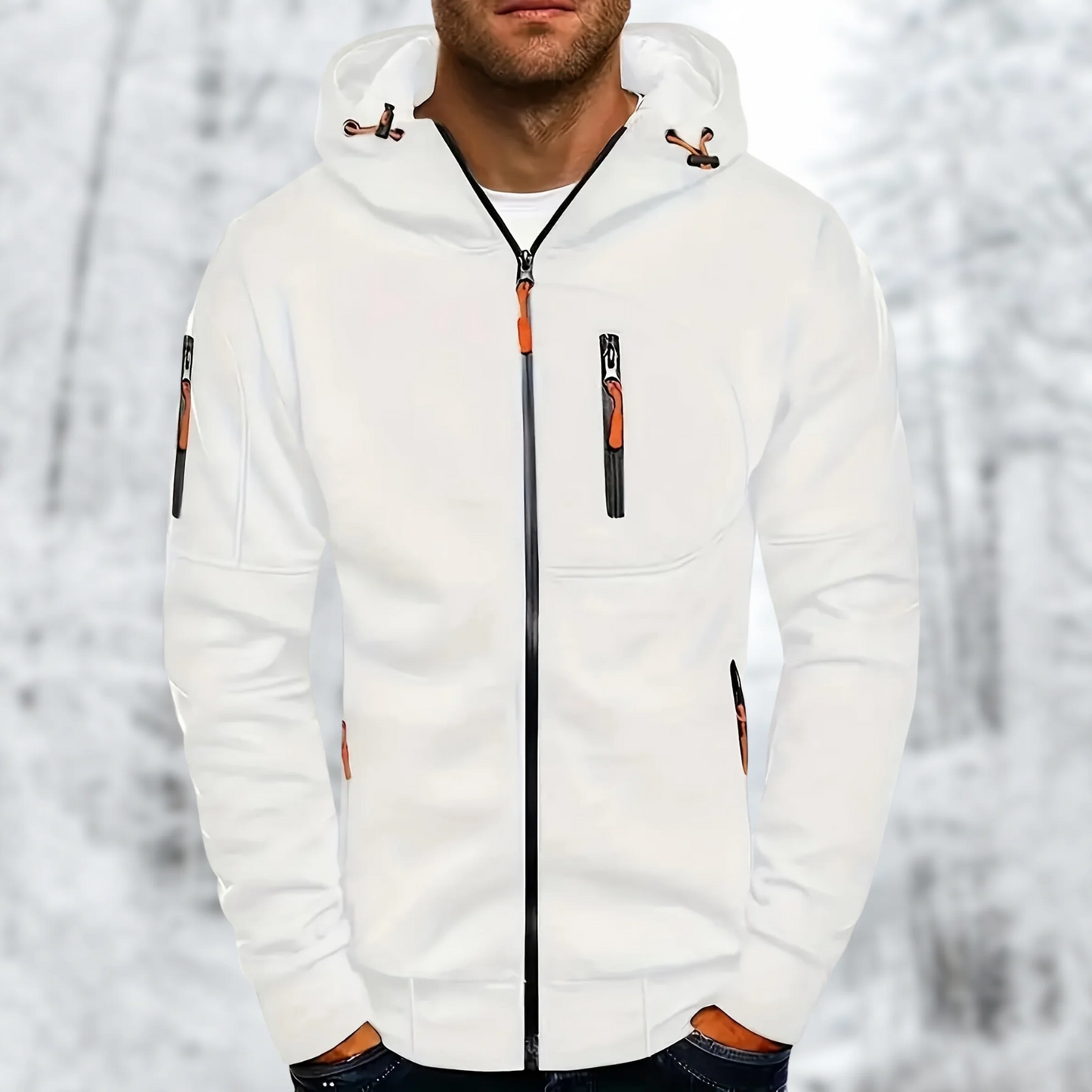 Harvey - Warm Hooded Fleece Jacket Men