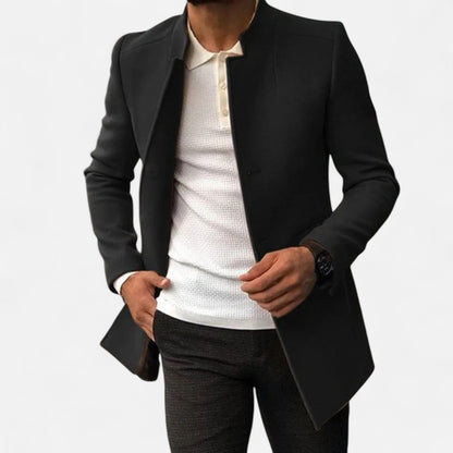 Dorevelle | Men's Fitted Coat - Timeless Plain Style