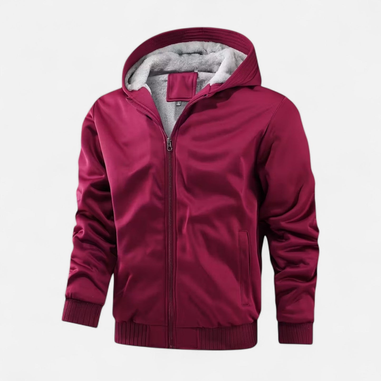 Warm Fleece Hooded Men's Winter Coat