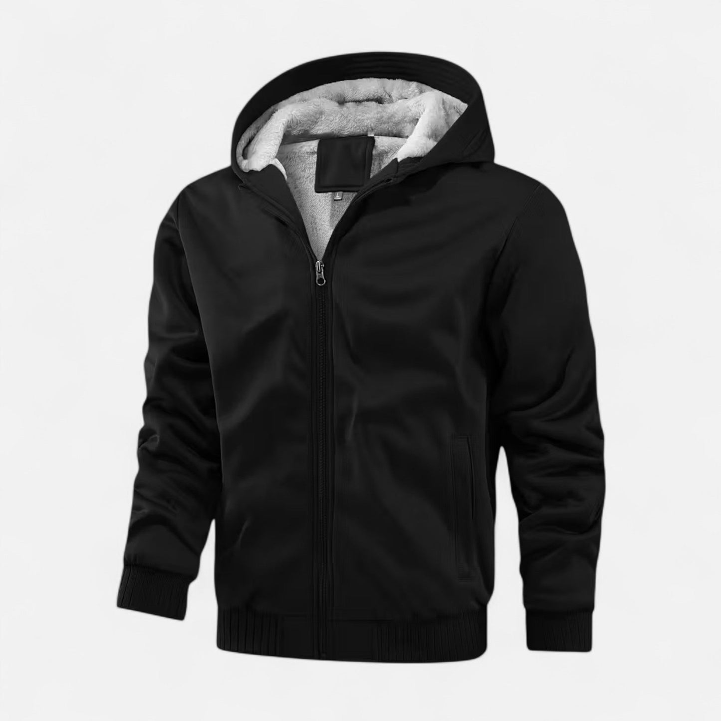 Warm Fleece Hooded Men's Winter Coat
