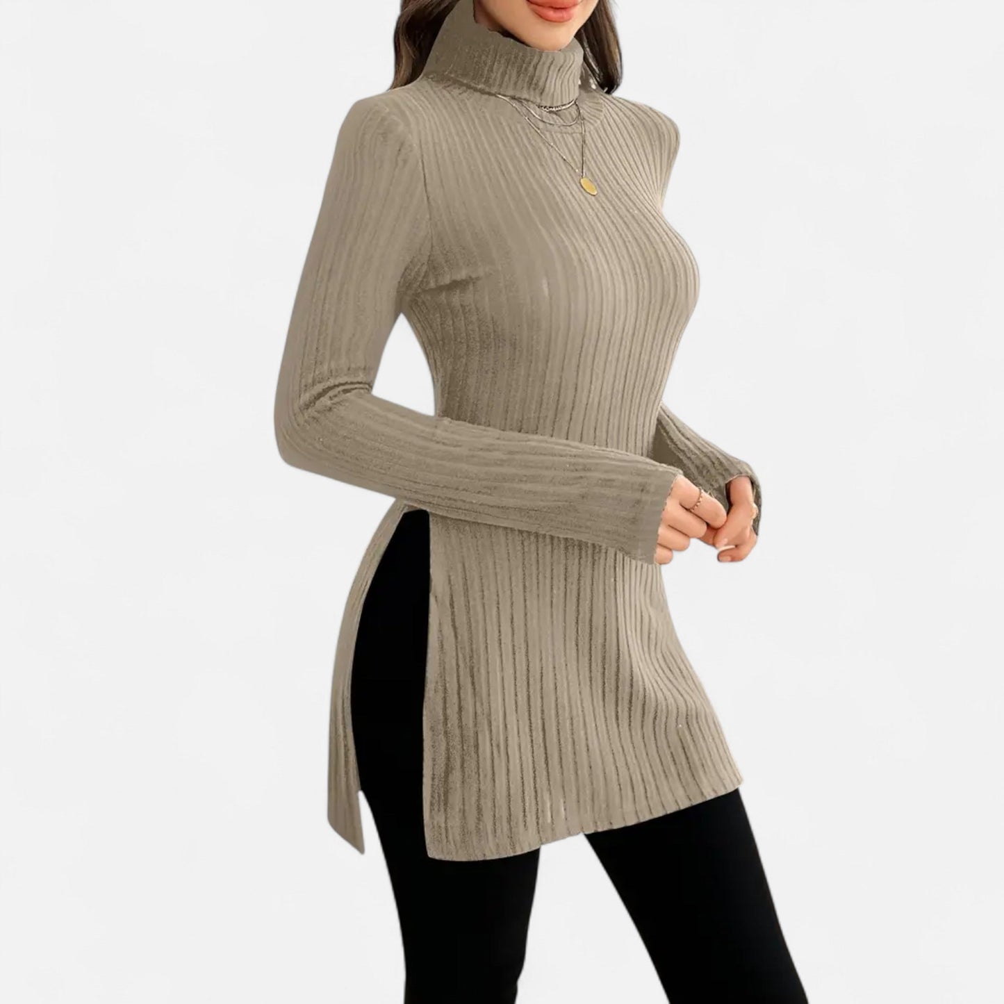 Camellia | Women’s Long Sweater | Knit