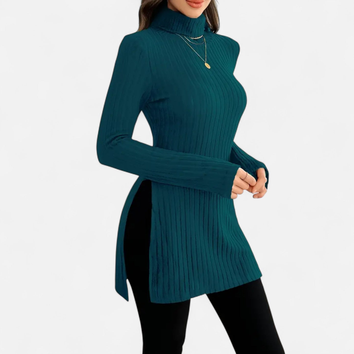 Camellia | Women’s Long Sweater | Knit