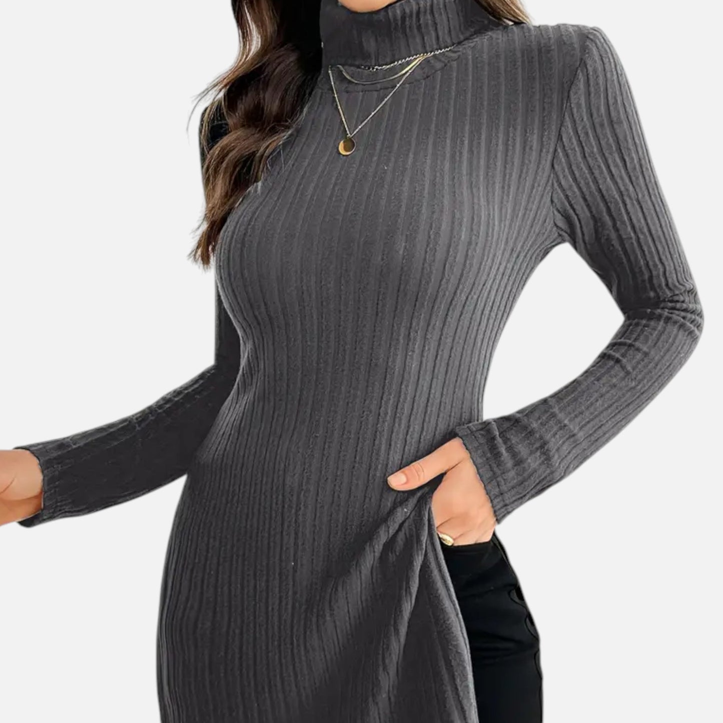 Camellia | Women’s Long Sweater | Knit