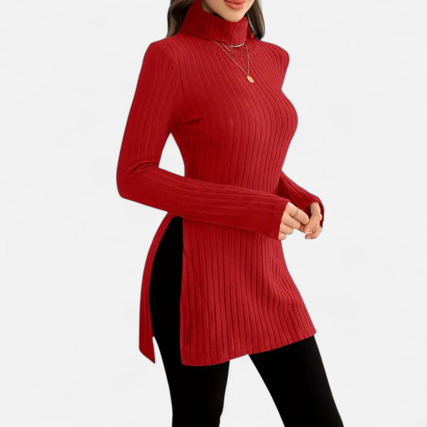 Camellia | Women’s Long Sweater | Knit