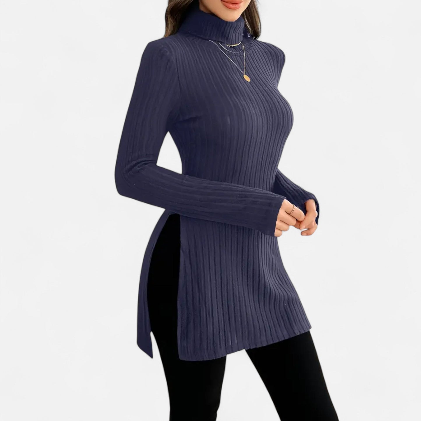 Camellia | Women’s Long Sweater | Knit