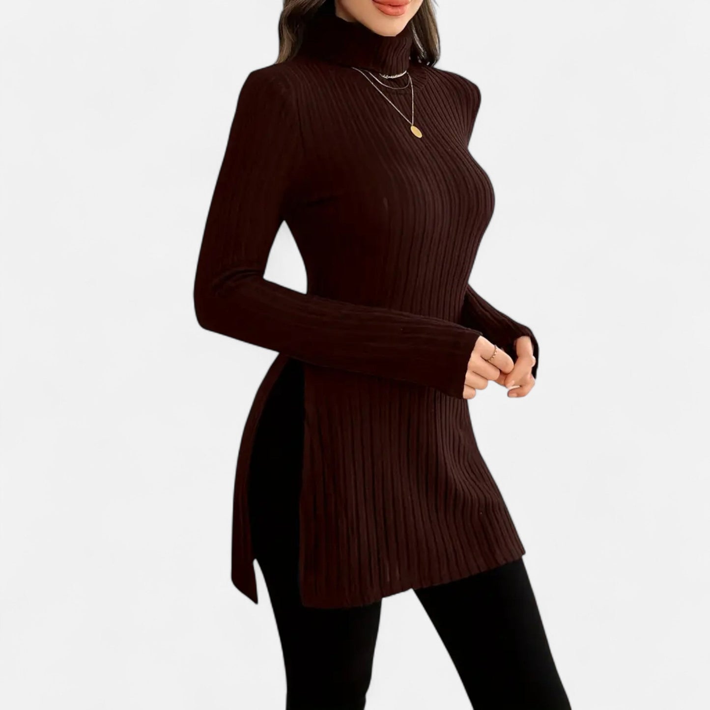 Camellia | Women’s Long Sweater | Knit