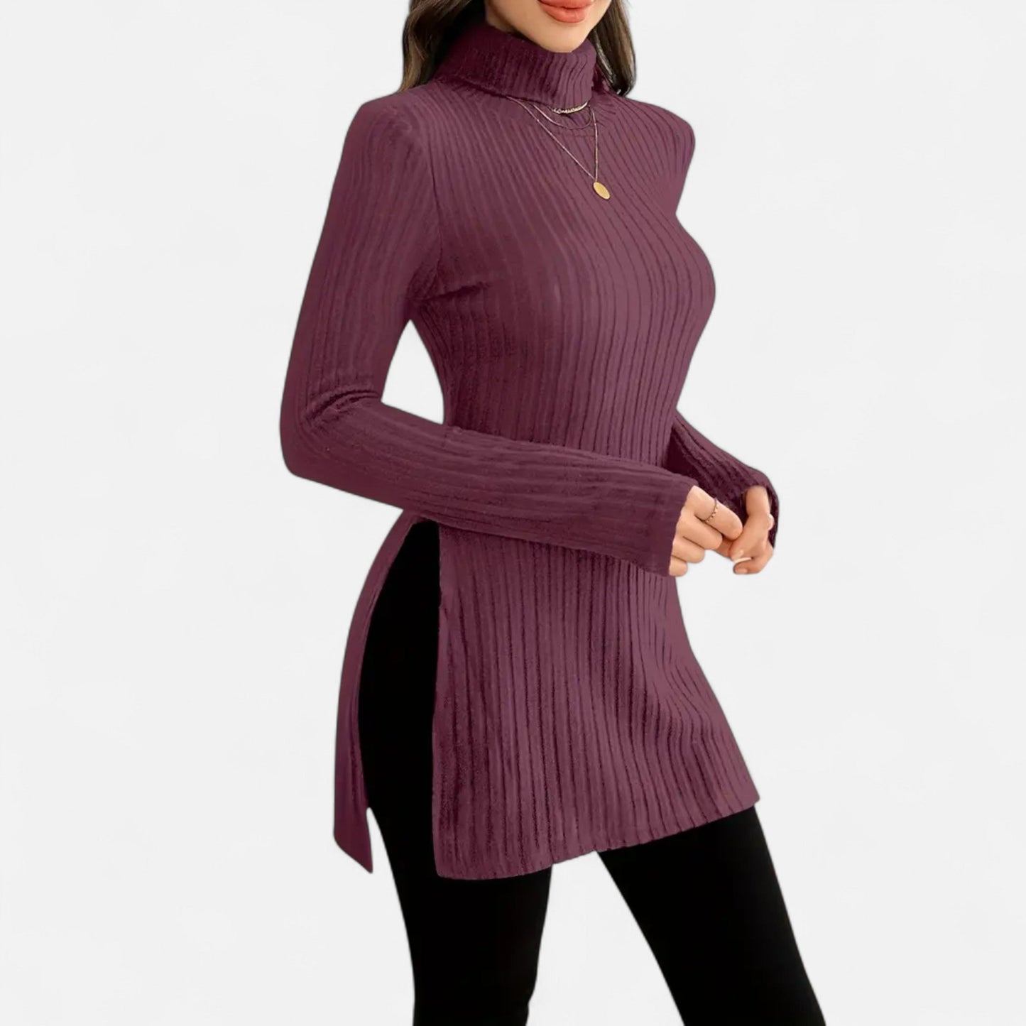 Camellia | Women’s Long Sweater | Knit