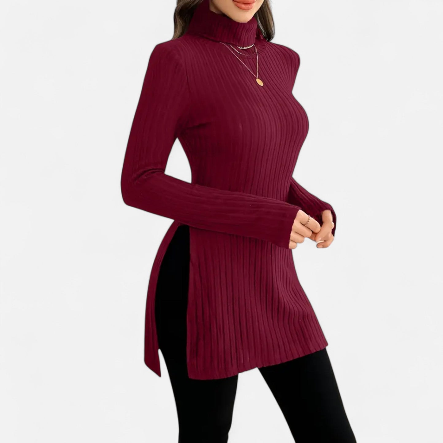 Camellia | Women’s Long Sweater | Knit