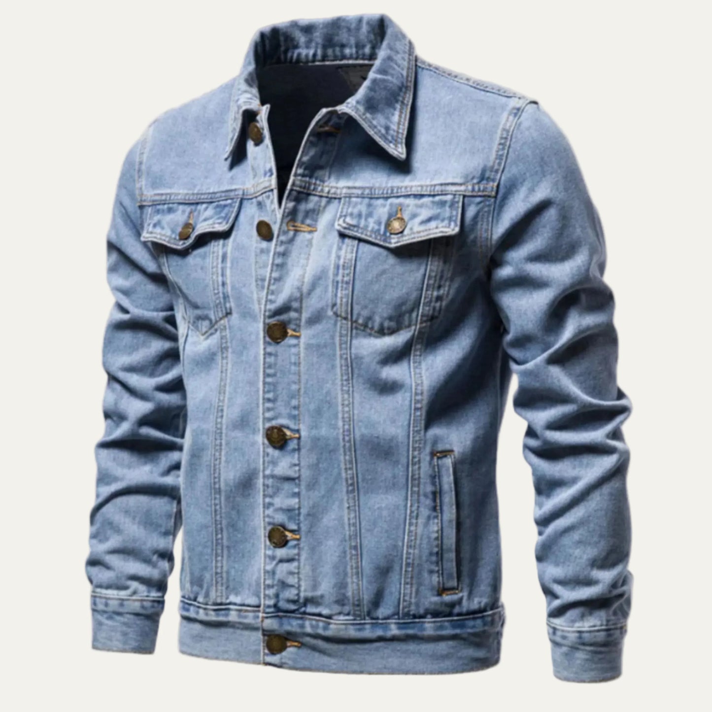 Men’s Classic Tailored Denim Trucker Jacket