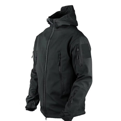Tactical Hooded Softshell Jacket Men