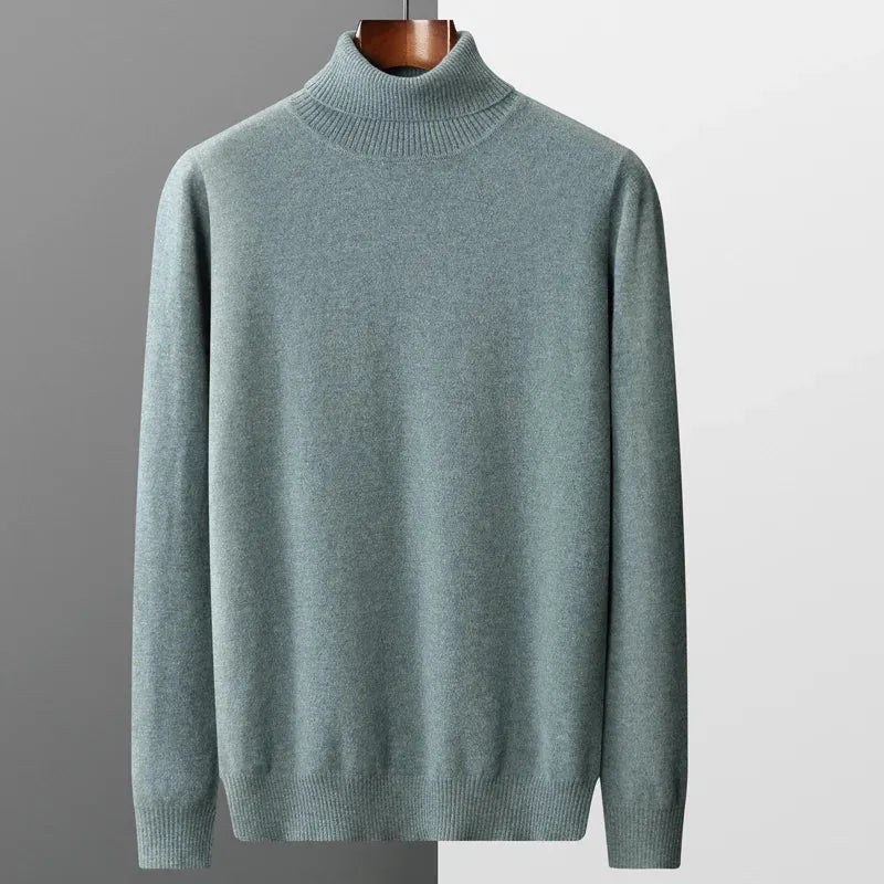 Soft Knit Turtleneck Sweater Men