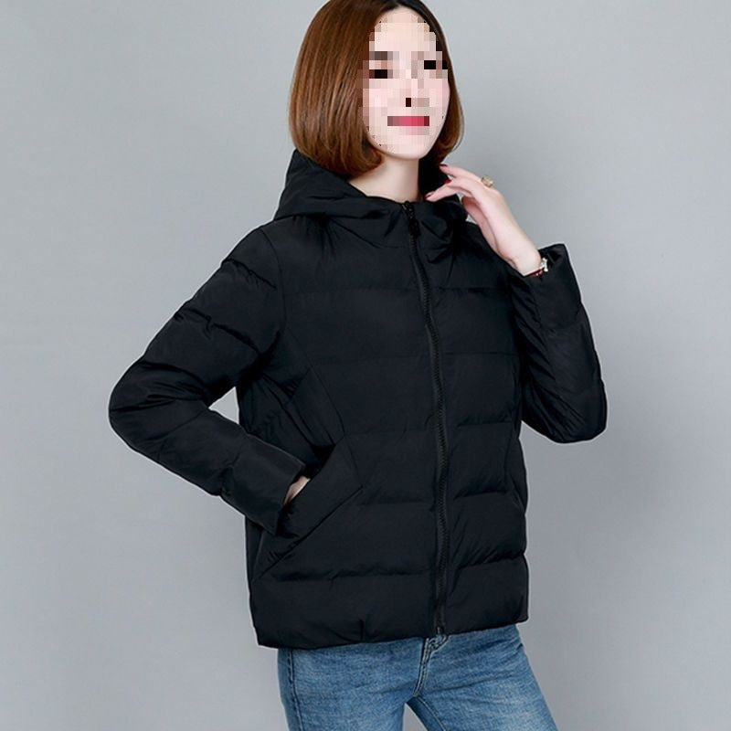 Warm Women's Quilted Padded Winter Coat with Zip - BritishElegance