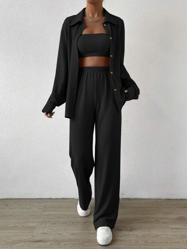 Comfy Women's Knit Tracksuit Set for Everyday Wear