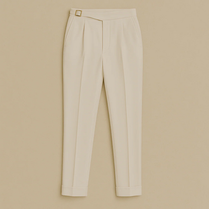 The Monaco Tailored Trousers – Men’s High Waisted Pleated Pants