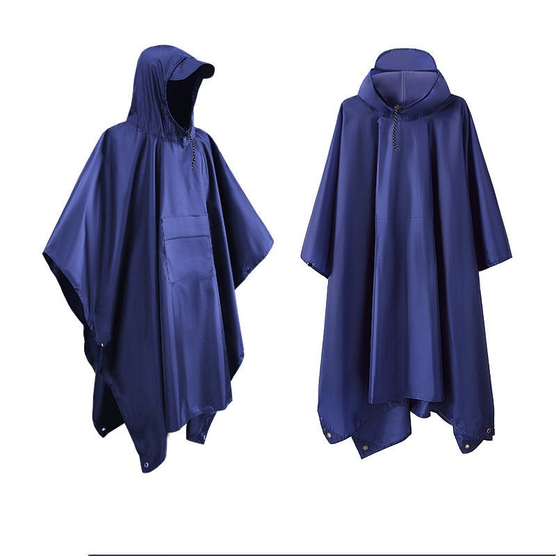 Breathable Water Resistant Compact Unisex Rain Poncho - BritishElegance