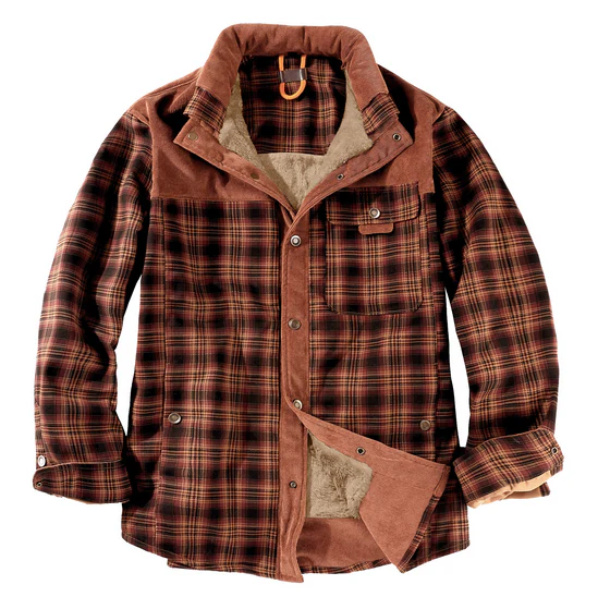 Logan – Quarter-Zip Pullover with High Collar for Men