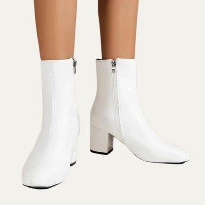 Women’s Smooth Pointed-Toe Ankle Boots