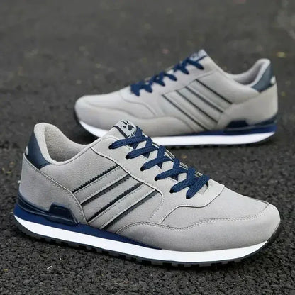 Leather Slip-On Casual Trainers Men