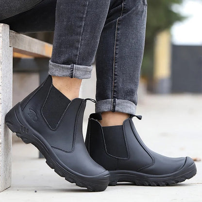 Slip On Orthopaedic Safety Work Ankle Boots