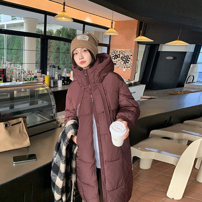 Maureen | Puffer Winter Jacket - Long Hooded Outerwear for Women