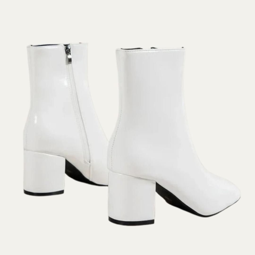 Women’s Smooth Pointed-Toe Ankle Boots