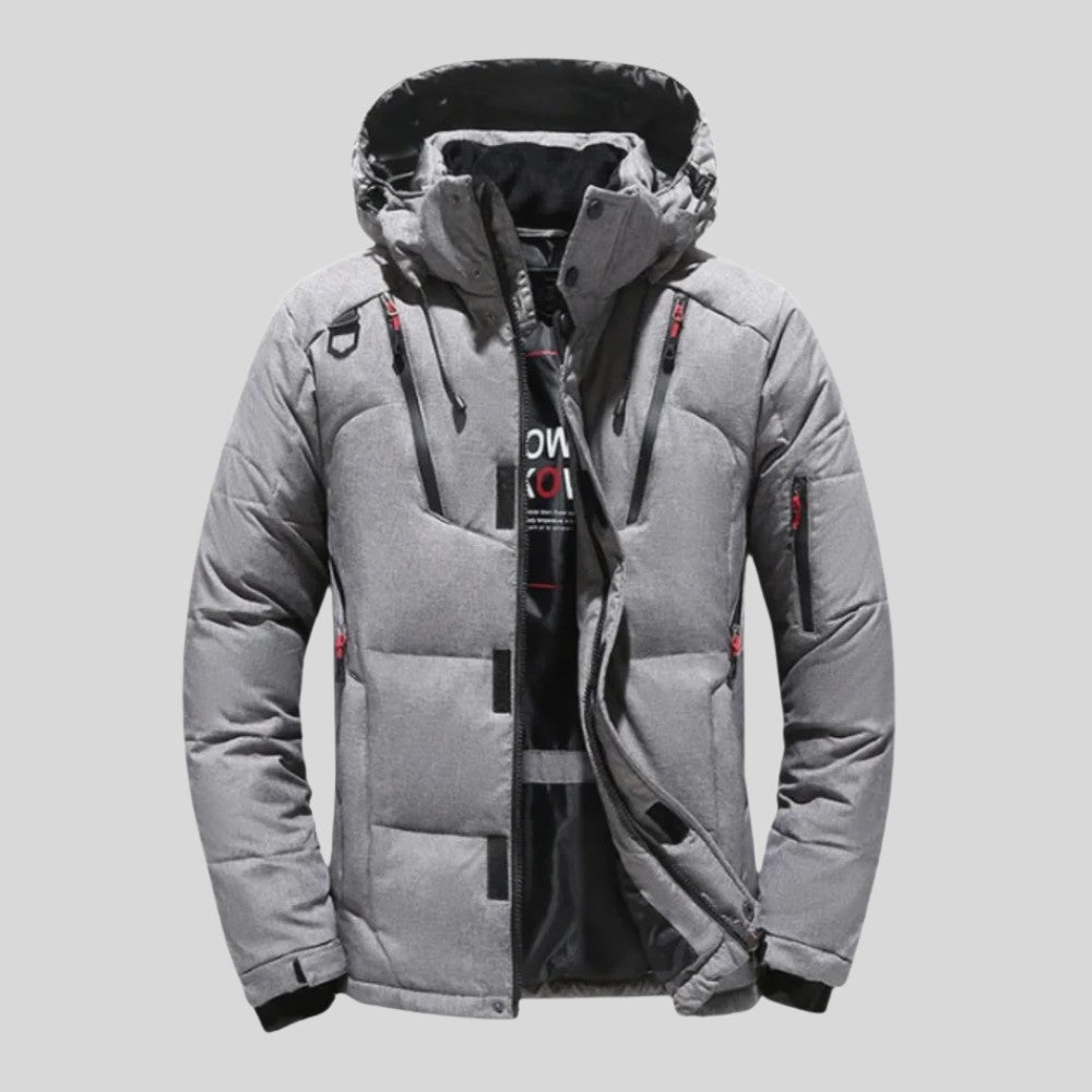 Insulated Puffer Jacket with Hood