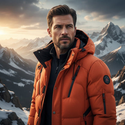 Insulated Puffer Jacket with Hood