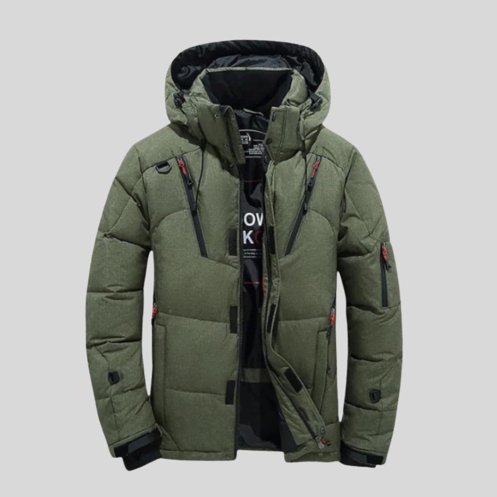 Insulated Puffer Jacket with Hood