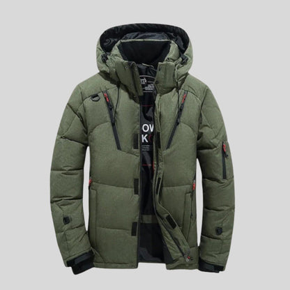 Insulated Puffer Jacket with Hood