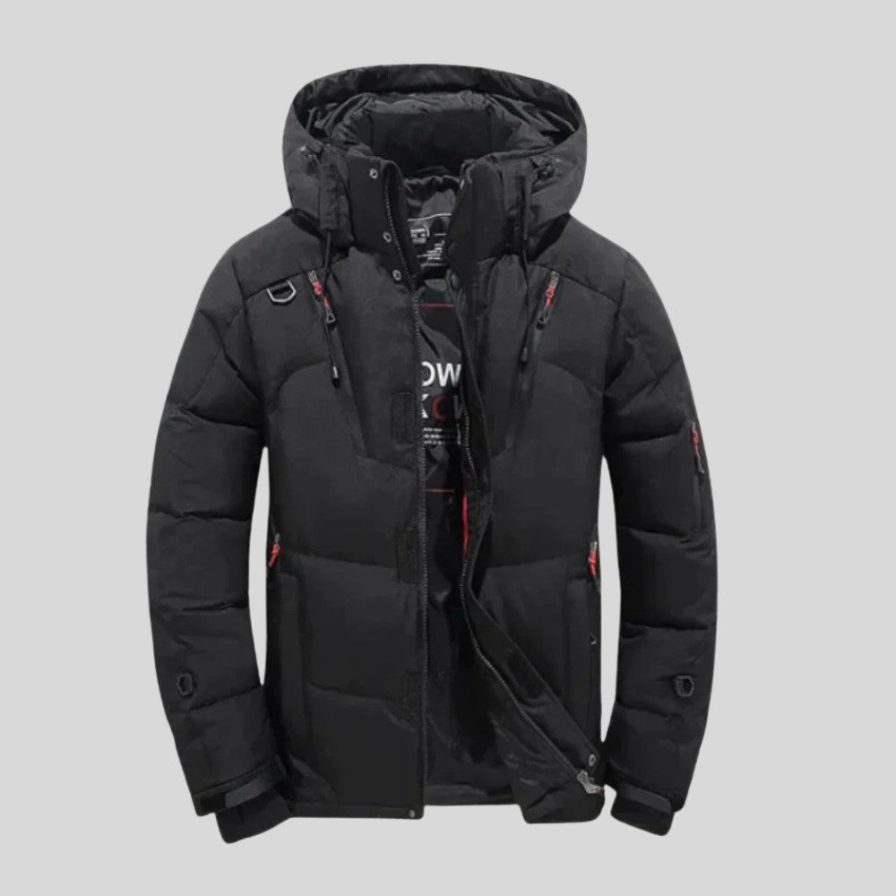Insulated Puffer Jacket with Hood