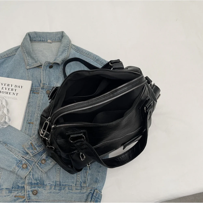 CHLOE - Large leather shoulder bag