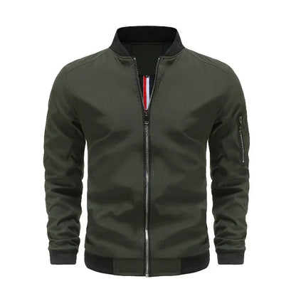 Cevori Winter Bomber Jacket with Zip Closure