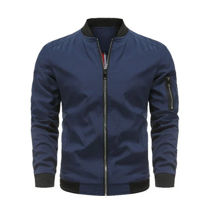 Cevori Winter Bomber Jacket with Zip Closure