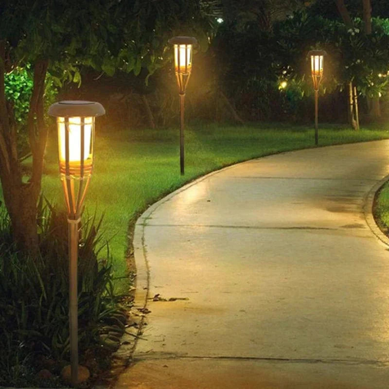 Sunny Garden Solar Powered Lamp - BritishElegance