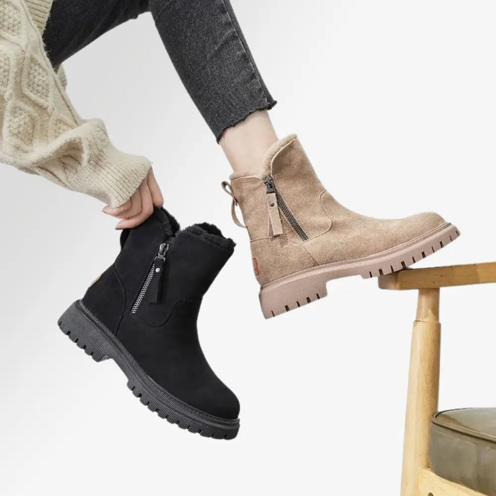 Nora | Warmly Lined Women’s Shoes – Orthopedic, Cozy & Easy-Zip Comfort