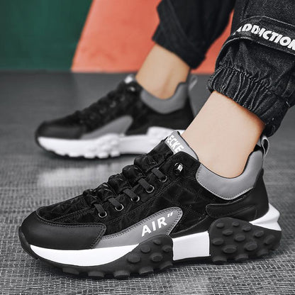 Comfortable Men's Street Style Shoes - Cushioned Sole