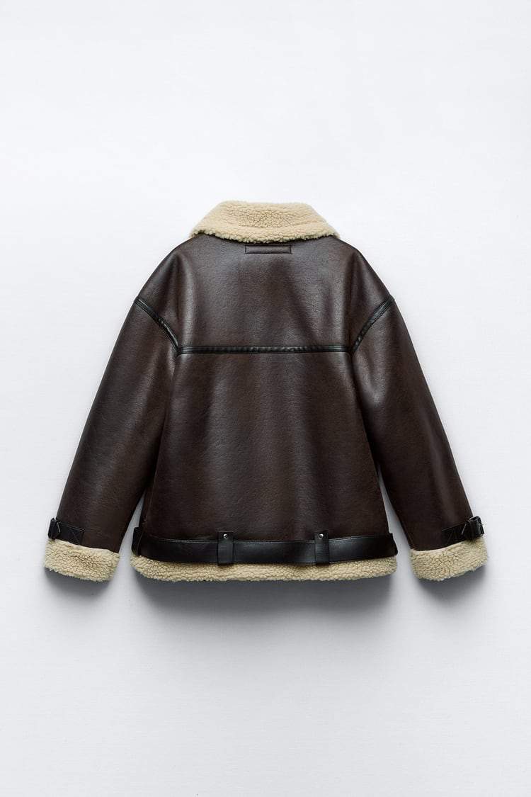 Arden – Brown Aviator Jacket